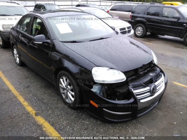 3VWRX7AJ3AM130935 - 2010 VOLKSWAGEN JETTA SE/SEL BLACK photo 1