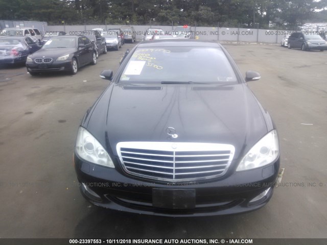 WDDNG86X78A179301 - 2008 MERCEDES-BENZ S 550 4MATIC BLACK photo 6