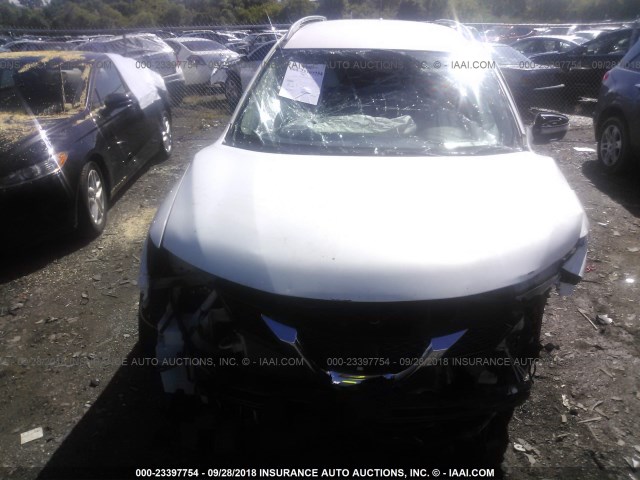 5N1AT2MV2EC761546 - 2014 NISSAN ROGUE S/SL/SV WHITE photo 6