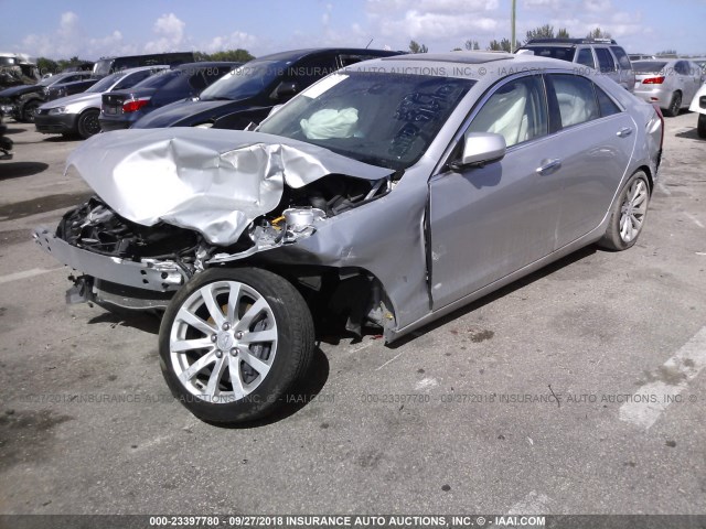 1G6AG5RX5H0175243 - 2017 CADILLAC ATS SILVER photo 2