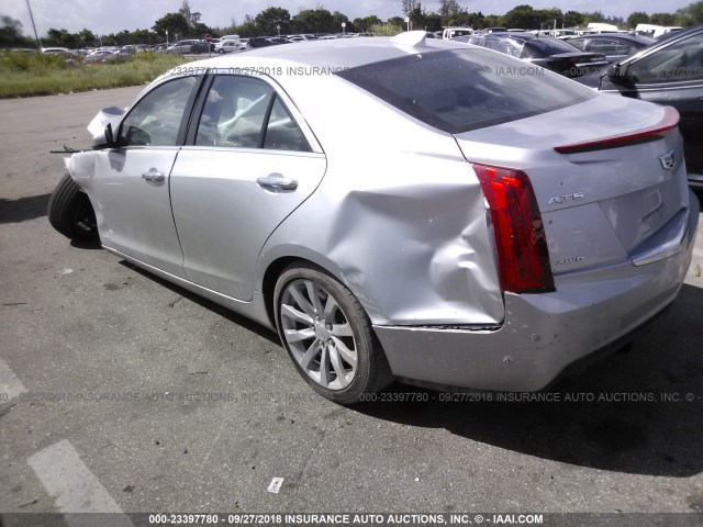 1G6AG5RX5H0175243 - 2017 CADILLAC ATS SILVER photo 3