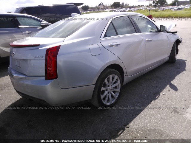 1G6AG5RX5H0175243 - 2017 CADILLAC ATS SILVER photo 4