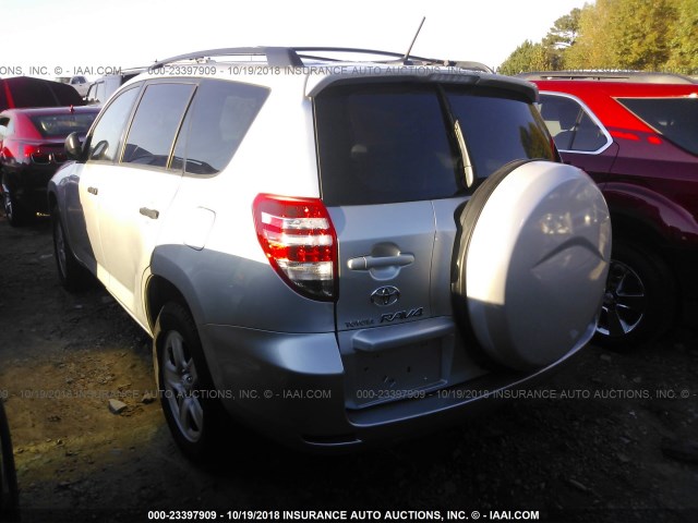2T3ZF4DV7AW043220 - 2010 TOYOTA RAV4 ვერცხლისფერი ფოტო 3