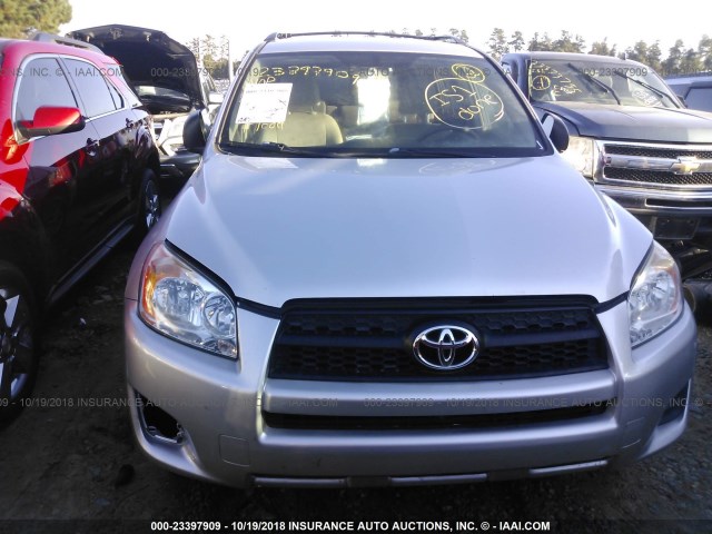 2T3ZF4DV7AW043220 - 2010 TOYOTA RAV4 ვერცხლისფერი ფოტო 6