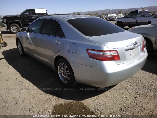 4T1BE46K27U099090 - 2007 TOYOTA CAMRY NEW GENERAT CE/LE/XLE/SE SILVER photo 3