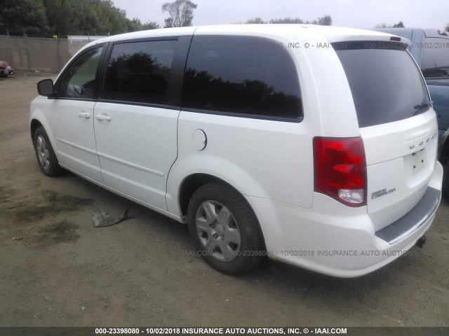 2D4RN4DG8BR771972 - 2011 DODGE GRAND CARAVAN EXPRESS WHITE photo 3