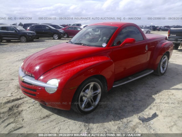 1GCES14P64B105617 - 2004 CHEVROLET SSR 红色 照片 2