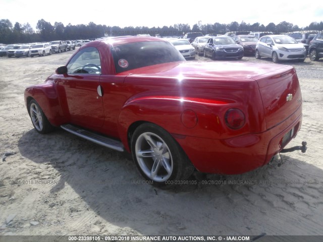 1GCES14P64B105617 - 2004 CHEVROLET SSR 红色 照片 3