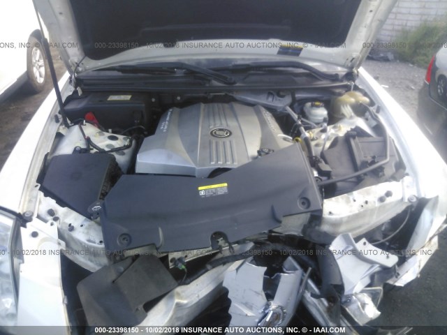 1G6DC67A950189445 - 2005 CADILLAC STS WHITE photo 10