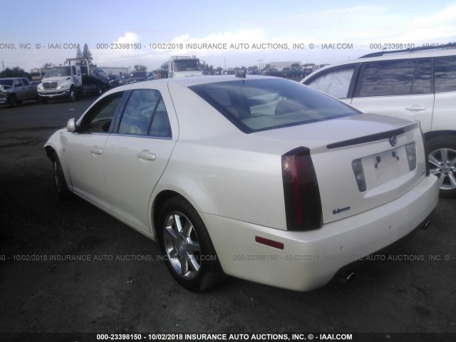 1G6DC67A950189445 - 2005 CADILLAC STS WHITE photo 3