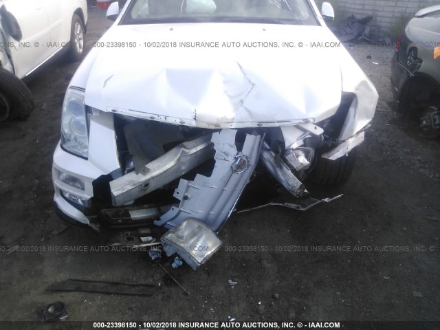 1G6DC67A950189445 - 2005 CADILLAC STS WHITE photo 6