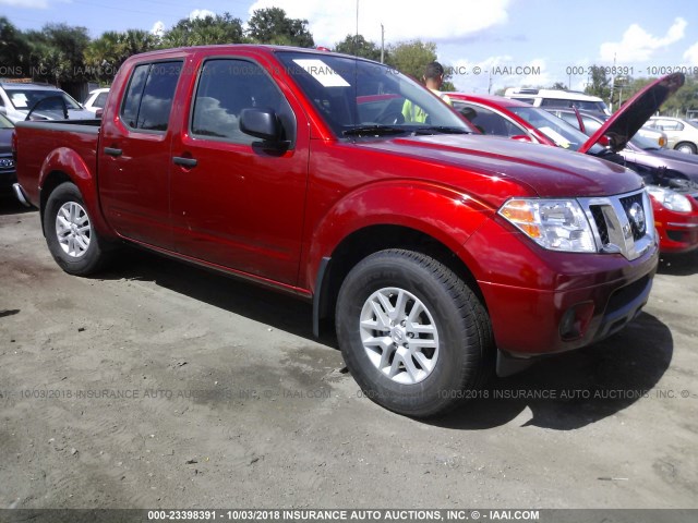 1N6DD0ER2HN771939 - 2017 NISSAN FRONTIER S/SV/SL/PRO-4X RED photo 1