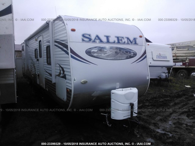 4X4TSME22DA306670 - 2013 SALEM T29QBDS  WHITE photo 1