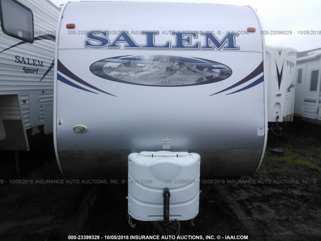 4X4TSME22DA306670 - 2013 SALEM T29QBDS  WHITE photo 10