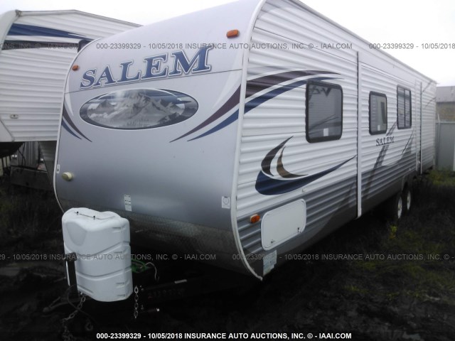 4X4TSME22DA306670 - 2013 SALEM T29QBDS  WHITE photo 2