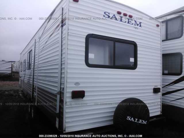 4X4TSME22DA306670 - 2013 SALEM T29QBDS  WHITE photo 3