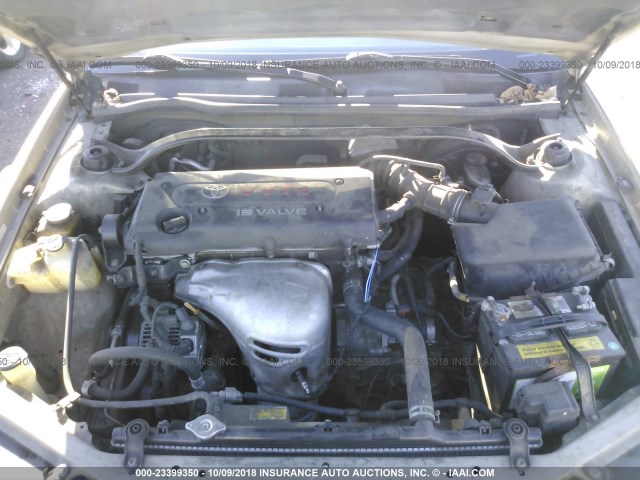 2T1CE22P83C019233 - 2003 TOYOTA CAMRY SOLARA SE GOLD photo 10