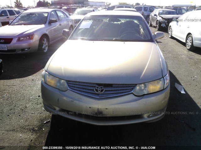 2T1CE22P83C019233 - 2003 TOYOTA CAMRY SOLARA SE GOLD photo 6