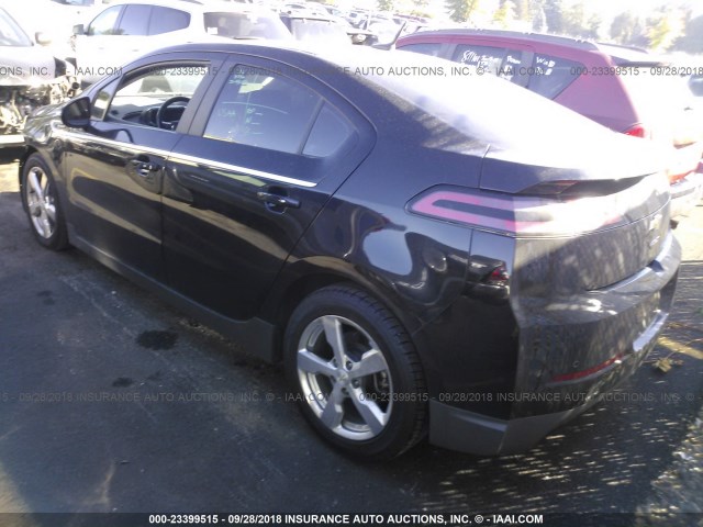 1G1RH6E46DU139071 - 2013 CHEVROLET VOLT BLACK photo 3