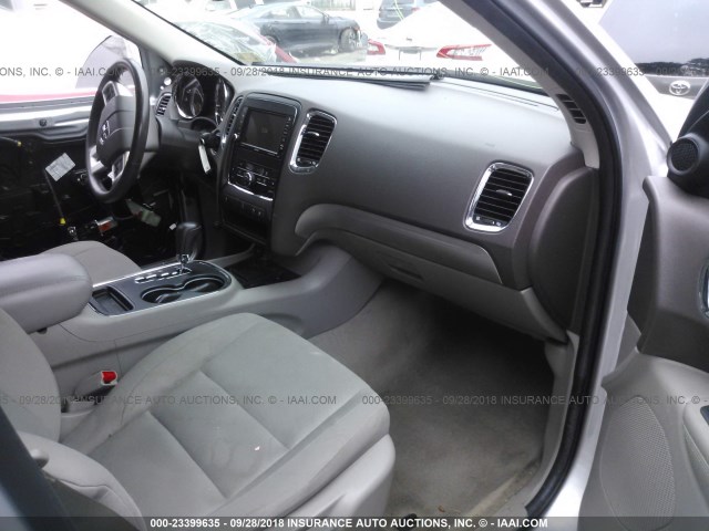 1C4RDJAG8DC616238 - 2013 DODGE DURANGO SXT SILVER photo 5