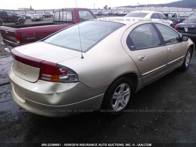 2B3HD56J9XH516045 - 1999 DODGE INTREPID ES GOLD photo 4