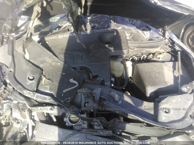 1G1ZH57B88F172993 - 2008 CHEVROLET MALIBU 1LT BLACK photo 10