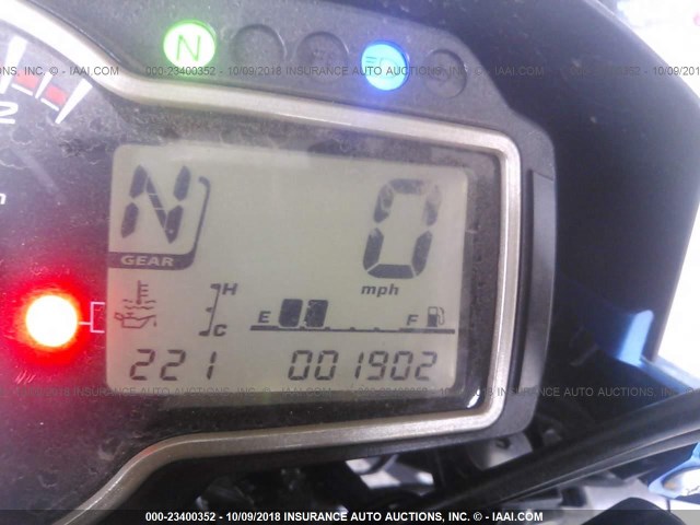 JS1GR7NA7F2100702 - 2015 SUZUKI GSX-S750 BLUE photo 7