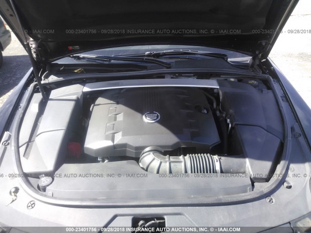 1G6DJ5E35C0113027 - 2012 CADILLAC CTS PERFORMANCE COLLECTION Черный фото 10