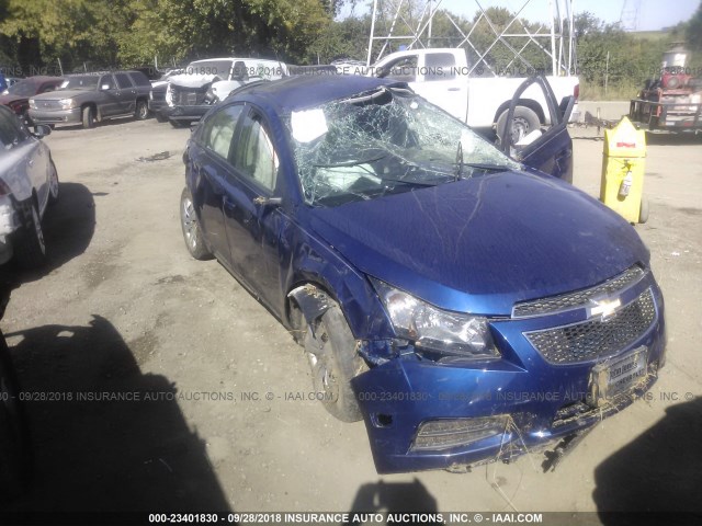 1G1PB5SH3D7303255 - 2013 CHEVROLET CRUZE LS BLUE photo 1