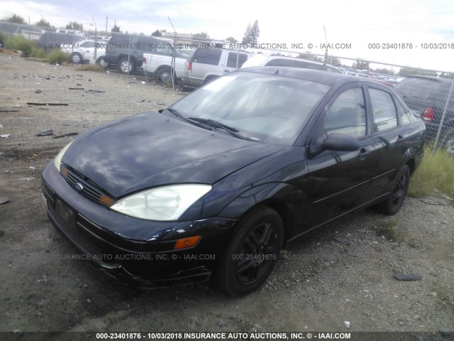 1FAFP34311W376822 - 2001 FORD FOCUS SE/SE SPORT BLACK photo 2