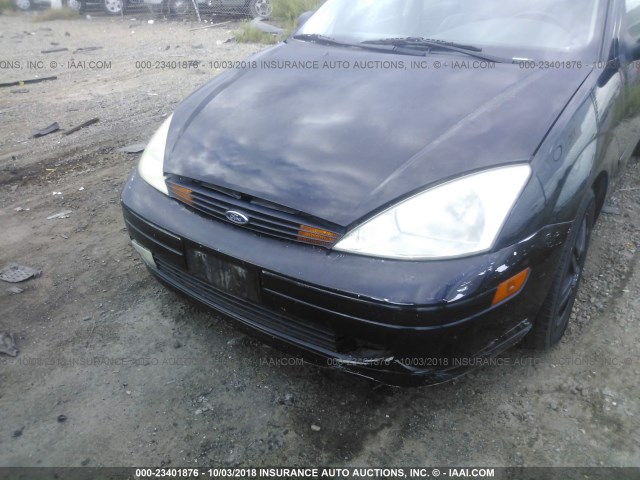 1FAFP34311W376822 - 2001 FORD FOCUS SE/SE SPORT BLACK photo 6