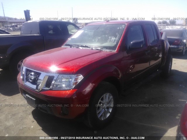 1N6AD0ER4HN709932 - 2017 NISSAN FRONTIER RED photo 2