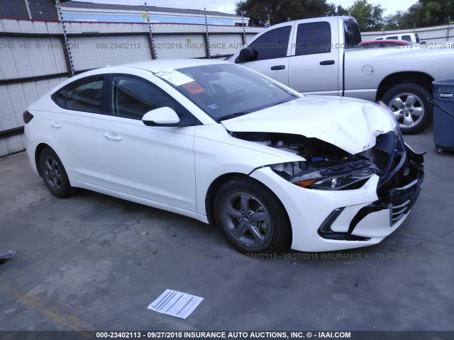 5NPD94LA6HH090482 - 2017 HYUNDAI ELANTRA ECO WHITE photo 1