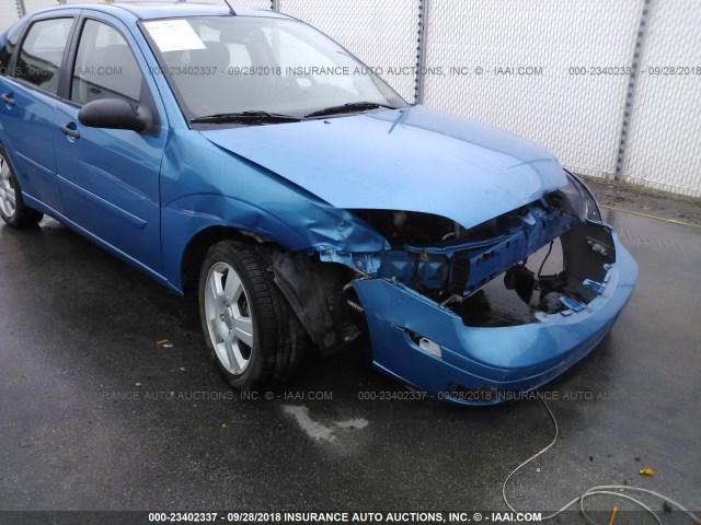 1FAFP34NX7W142298 - 2007 FORD FOCUS ZX4/S/SE/SES BLUE photo 6