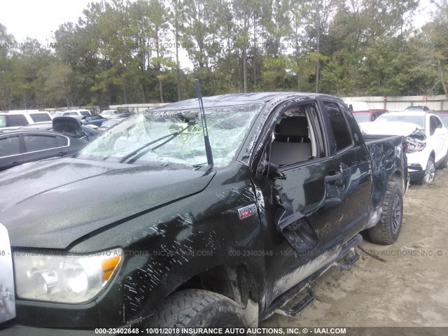 5TFRY5F12CX122125 - 2012 TOYOTA TUNDRA DOUBLE CAB SR5 GREEN photo 6