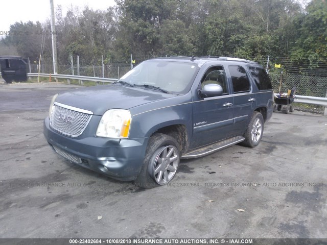 1GKFK63807J238707 - 2007 GMC YUKON DENALI Light Blue photo 2