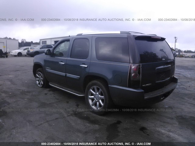 1GKFK63807J238707 - 2007 GMC YUKON DENALI Light Blue photo 3