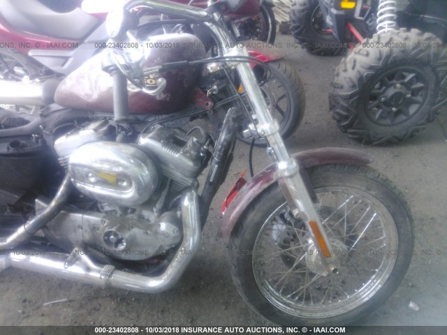 1HD4CR21X8K431687 - 2008 HARLEY-DAVIDSON XL883 L BURGUNDY photo 5