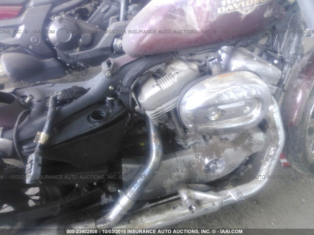 1HD4CR21X8K431687 - 2008 HARLEY-DAVIDSON XL883 L BURGUNDY photo 8