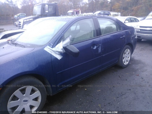 3FAHP06Z87R194054 - 2007 FORD FUSION S BLUE photo 6