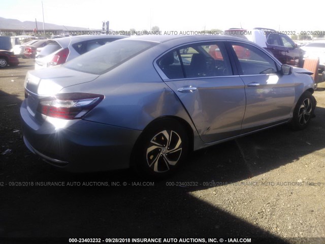 1HGCR2F31HA215216 - 2017 HONDA ACCORD SILVER photo 4