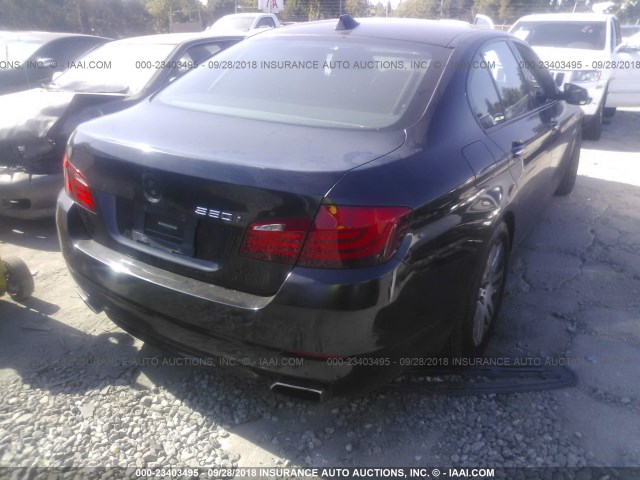 WBAFR9C51BC617885 - 2011 BMW 550 I BLACK photo 4