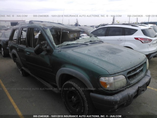 1FMZU72E4YZC36831 - 2000 FORD EXPLORER XLS GREEN photo 1