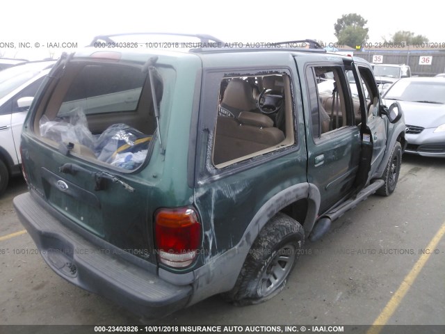 1FMZU72E4YZC36831 - 2000 FORD EXPLORER XLS GREEN photo 4