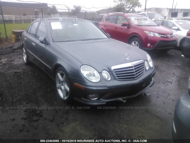 WDBUF56X99B438937 - 2009 MERCEDES-BENZ E 350 BLUE photo 1