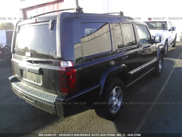 1J4RG4GK0AC157278 - 2010 JEEP COMMANDER SPORT BLACK photo 4