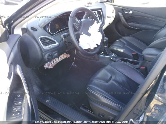 1C3CDFCBXFD174133 - 2015 DODGE DART LIMITED BLACK photo 5