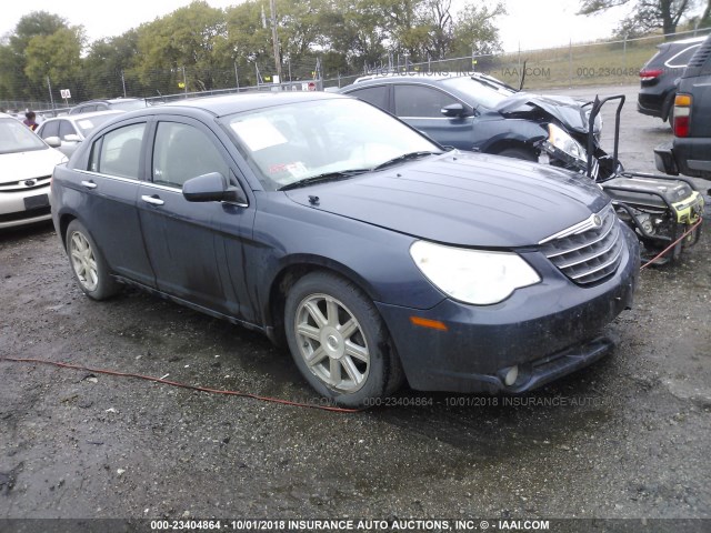 1C3LC66M28N141091 - 2008 CHRYSLER SEBRING LIMITED BLUE photo 1