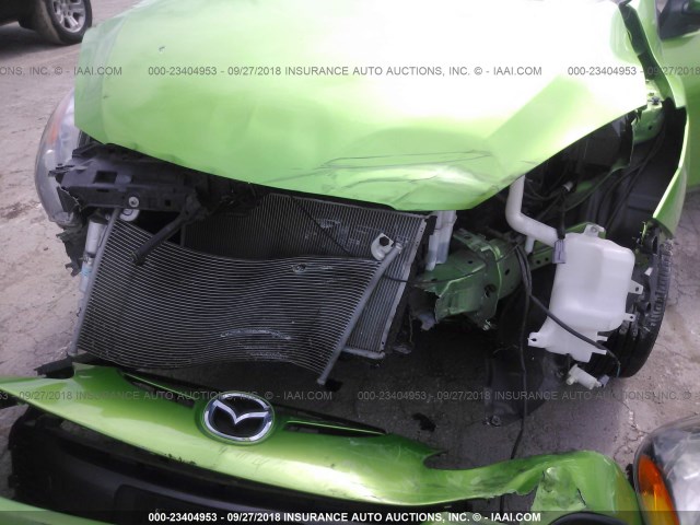 JM1DE1KZ7D0167482 - 2013 MAZDA MAZDA2 GREEN photo 6