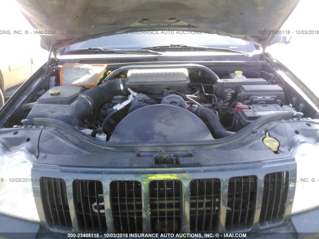 1J4GS48K05C603522 - 2005 JEEP GRAND CHEROKEE LAREDO/COLUMBIA/FREEDOM 绿色 照片 10